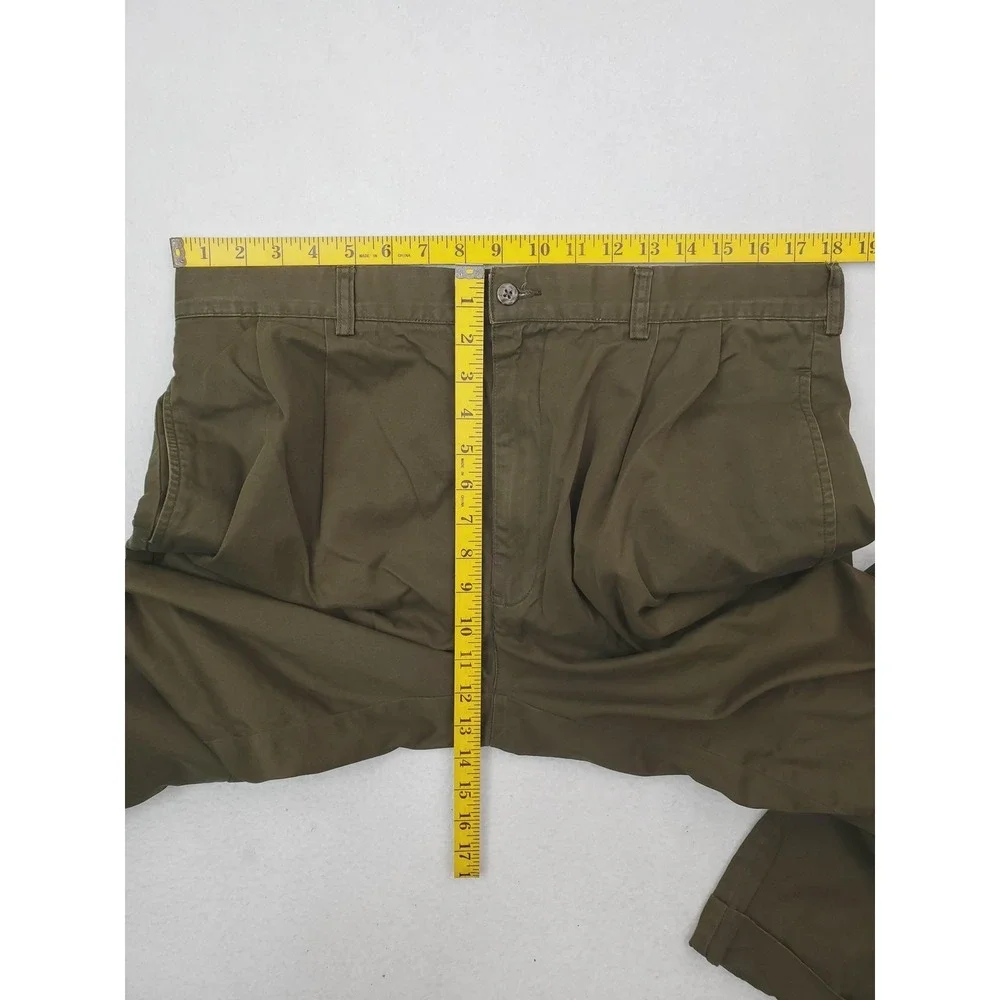 Vintage Polo Ralph Lauren Pants Mens 36x30 Green Hammond Pleated Chino Relaxed